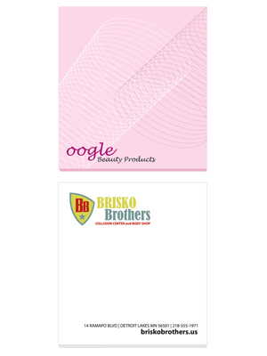 BIC Ecolutions 2 3/4x3 Adhesive Notepads 100 Sheets P2M3A100ECO